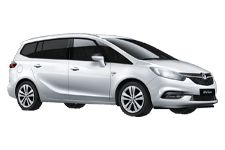Car Hire Tooting - Vauxhall Zafira 5 + 2 - Minibus hire Tooting
